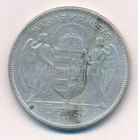 1930. 5P Ag "Horthy jobbra" T:2-,3 
Adamo P8