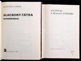 2 db Tátra útikönyv:  Pigler-Juhász-Komarniczky
Autóval a Magas-Tátrába. Sport, 1973 + Keszthelyi E...