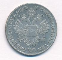 1833B 20Kr Ag "I. Ferenc" (6,62g) T:2- 
Huszár: 1982., Unger III.: 1381.a
