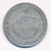 1835B 20kr Ag "I. Ferenc" Körmöcbánya (6,47g) T:2-,3 Hungary 1835B 20 Kreuzer Ag "Fra...