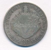 1841B 20Kr Ag "V. Ferdinánd" (6,42g) T:3 patina