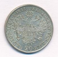 Ausztria 1841A 20kr Ag "I. Ferdinánd" (6,68g) T:1-,2 juszt. 
Austria 1841A 20 Kreuzer Ag ...