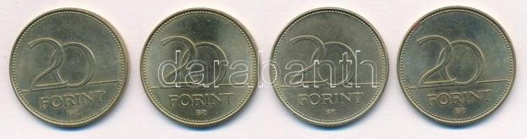 2003. 20Ft "Deák Ferenc" (4x) T:1-,2 
Adamo FOEM2
