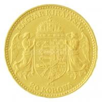 1914KB 20K Au "Ferenc József" Körmöcbánya. Bosznia címerrel (6,79g/0.900) T:1-,2 kis ph. /...