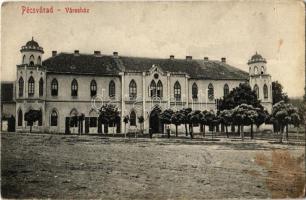 1909 Pécsvárad, városház. Kapható Kuttna Árminnál (fa)