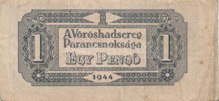 1944. "V.H." 1P (5x) benne kisebb képméret, 5P (1x), 10P (5x) benne 3x egymásutáni sorszám...
