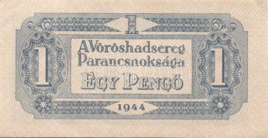 1944. "V.H." 1P (5x) benne kisebb képméret, 5P (1x), 10P (5x) benne 3x egymásutáni sorszám...