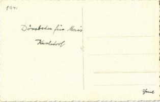 1941 Nagykárolyfalva, Károlyfalva, Karlsdorf, Banatski Karlovac; Dürrboden für Mais / Kukorica ültet...