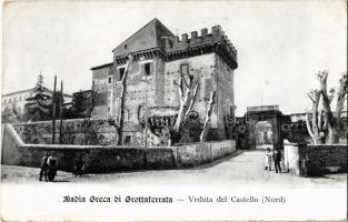 Grottaferrata, Badia Greca, Veduta del Castello / abbey, castle (fa)