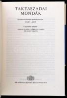 Taktaszada mondák. Gyűjtötte és a bevezető tanulmányokat írta: Szabó Lajos. Új Magyar Népköltési Gyű...