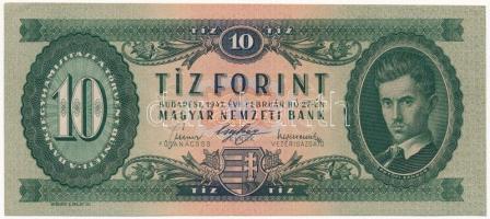 1947. 10Ft T:II Hungary  1947. 10 Forint C:XF  Adamo F2