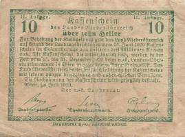 Ausztria 1920-21. 12db szükségpénz, benne 1 dupla, egyébként klf T:II,II/III