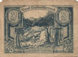 Ausztria 1920-21. 12db szükségpénz, benne 1 dupla, egyébként klf T:II,II/III