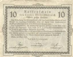 Ausztria 1920-21. 12db szükségpénz, benne 1 dupla, egyébként klf T:II,II/III