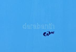 Czibor Ildikó (1969- ): Blupax. Akril, farost, jelzett, 70×50 cm