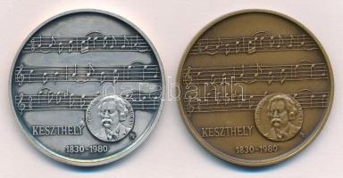 Képíró Zoltán (1944-1981) 1980. "MÉE X. Vándorgyűlése - Keszthely / Goldmark Károly" ezüst...