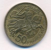 Monaco 1950. 50Fr Al-Br "III. Rainier" T:1-,2
Monaco 1950. 50 Francs Al-Br "Rainier ...