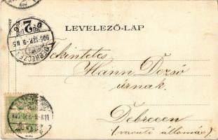 1905 Nagyvárad, Oradea; Sebes-Körös folyó, híd, zsinagóga / Crisul Repede / river, bridge, synagogue...