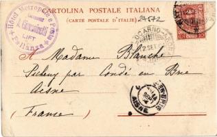 1904 Pallanza, Lago Maggiore / lake + "Hotel Metropole e Poste A. Giovaninetti Pallanza" c...