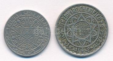 Marokkó / Francia Protektorátus 1921. 50c Ni + 1946. 10Fr Cu-Ni T:2
Morocco / French Protectorate 1...
