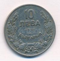 Bulgária 1930. 10L Cu-Ni T:2  Bulgaria 1930. 10 Leva Cu-Ni C:XF  Krause KM#40