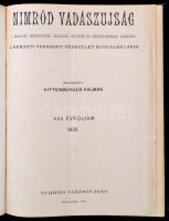 1935 Nimród vadászújság. A Nemzeti Vadászati Védegylet hivatalos lapja. XXIII. évf. 1-36 sz. 1935-ös...