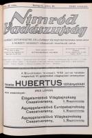 1935 Nimród vadászújság. A Nemzeti Vadászati Védegylet hivatalos lapja. XXIII. évf. 1-36 sz. 1935-ös...