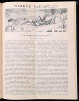 1942 Nimród vadászújság. A Nemzeti Vadászati Védegylet hivatalos lapja. XXX. évf. 1-36 sz. 1942-es t...