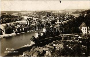 Passau, Niederhaus / general view, castle (surface damage)