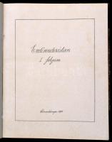 1893 Erdőrendezéstan I-II. folyam.  hn.,1893, nyn., 196+4+12; 222+10 p. Aranyozott gerincű egészvász...