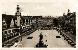 Leipzig, Reichsmessestadt, Markt und Altes Rathaus / market square, town hall