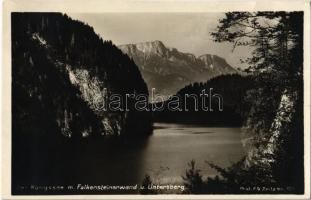Berchtesgaden, Der Königssee mit Falkensteinerwand und Untersberg / lake, mountains