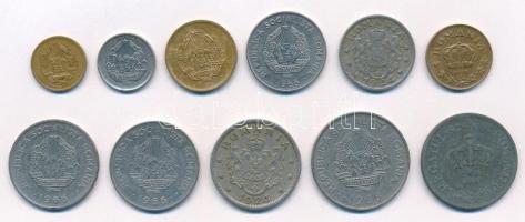 Románia 1924-1966 1b-20L (11 klf) T:1--2-
Romania 1924-1966 1 Ban - 20 Lei (11 diff) C:AU-VF