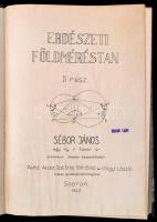 1943 Sébor János: Erdészeti földméréstan. II. rész. Sébor János egy. ny. r. tanár úr előadásai alapj...