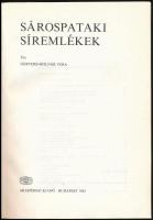 Gervers-Molnár Veronika: Sárospataki síremlékek. Művészettörténeti füzetek 14. Bp., 1983, Akadémiai ...