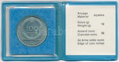1983. 100Ft alpakka "Czóbel Béla" eredeti tokban, tanúsítvánnyal T:BU