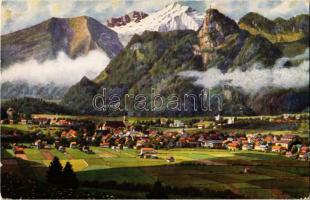 Oberammergau, Kofel und Not / general view, mountains (EK)