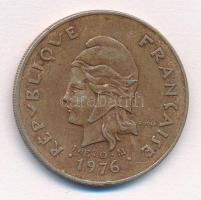 Francia-Polinézia 1976. 100Fr Ni-Br T:2
French Polynesia 1976. 100 Francs Ni-Br C:XF