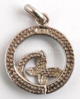 Pillangós, jelzett ezüst medál 1,8 g