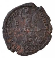 Római Birodalom / II. Constantius 337-361. AE Follis, veretkettőződés (5,23g) T:2,2- ph.
Roman Empi...