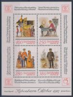 Nemzetközi bélyegkiállítás HAFNIA '87 Koppenhága blokk, International stamp exhibition HAFNIA '87 Copenhagen  block