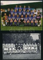 cca 1960 Fradi, Ferencváros tétel: XIII. Arany mokka GP. kerékpárveseny füzet, 2 csapatfotó, Mészáro...