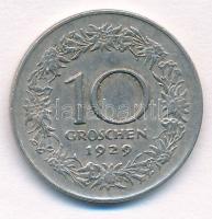 Ausztria 1929. 10G Cu-Ni fejen horogkeresztes vésés T:1-,2
Austria 1929. 10 Groschen Cu-Ni swastika...