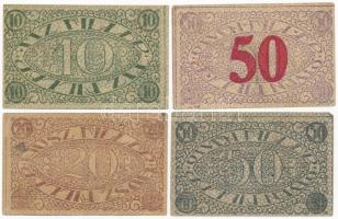 Szeged 1919. 10f "Pécs Törvényhatósági Jogú Város Házipénztára" + 20f "Pécs Törvényha...