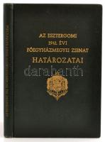 Az Esztergomi 1941. évi főegyházmegyei zsinat határozatai. 214p. Egészvászon kötésben