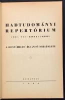 1957-1961 Hadtudományi repertórium 5 füzete