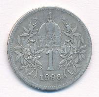 Ausztria 1896. 1K Ag "Ferenc József" T:2-
Austria 1896. 1 Corona "Franz Joseph"...