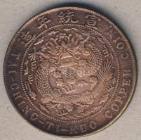 Kína/Császárság 1909. 20Cash Ching dinasztia T:2-/3+