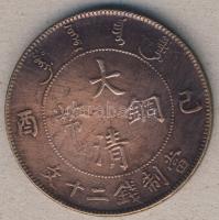 Kína/Császárság 1909. 20Cash Ching dinasztia T:2-/3+