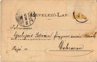 1900 Mándok, Gróf Forgách kastély. Divald  (Rb)